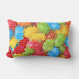 Bright and Colourful Unique Pattern Lumbar Cushion