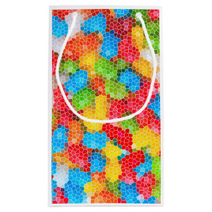 Bright and Colourful Unique Pattern Small Gift Bag