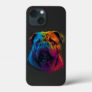 Bright and Fluffy Chinese Shar Pei dog, Shar-Pei iPhone 13 Mini Case