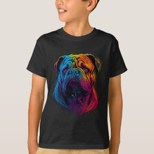 Bright and Fluffy Chinese Shar Pei dog, Shar-Pei T-Shirt