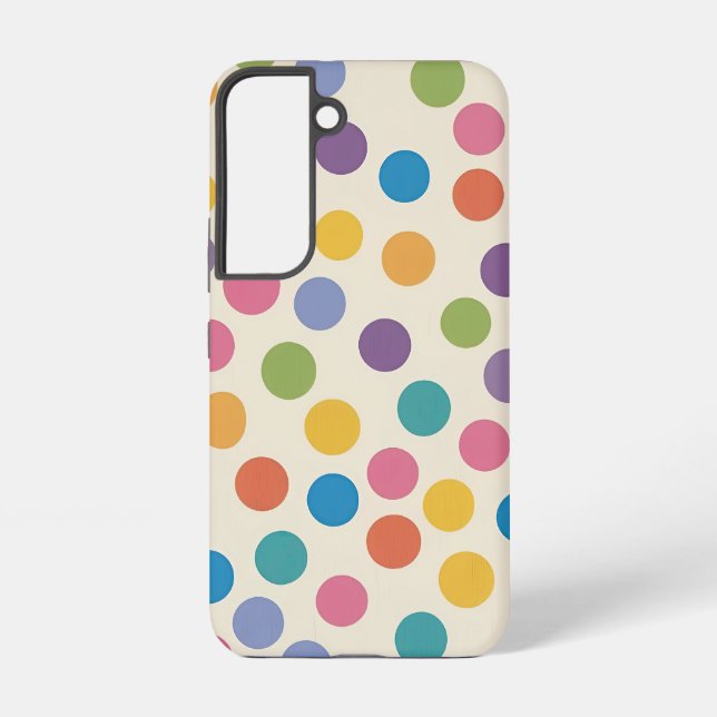 Bright and Fun Abstract Hexagon Samsung Galaxy S22 Case (Back)