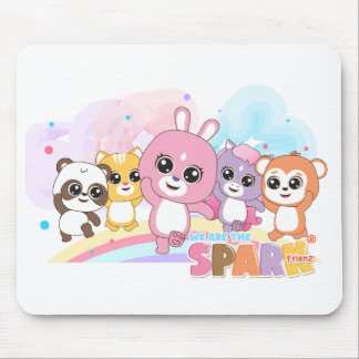 Bright and Fun Animal Frienz for Kids Mouse Pad