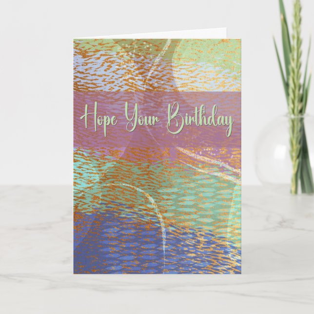 Bright and Fun Birthday Card (Front)