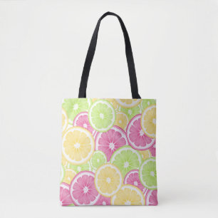 Bright and Fun Citrus Pop Summer Tote Bag
