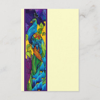Bright and Fun Peacock Invitation RSVP
