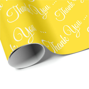 Bright And Sunny Thank You Gift Wrap
