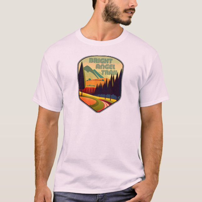 Bright Angel Trail Grand Canyon Colours T-Shirt (Front)
