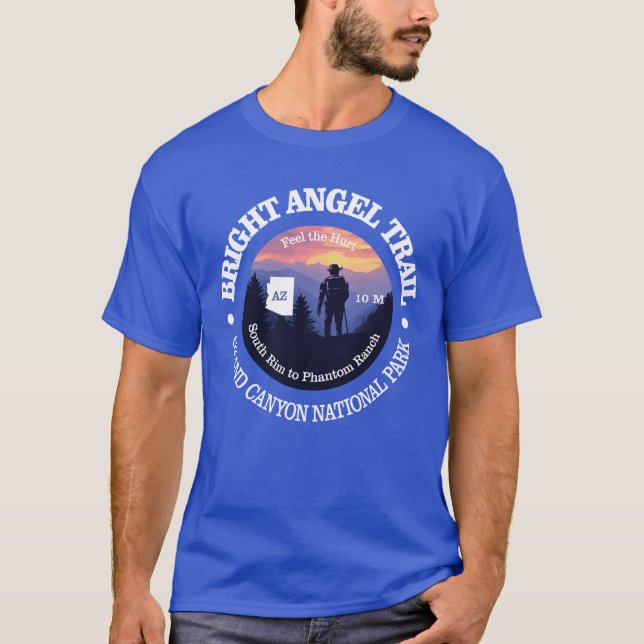 Bright Angel Trail (rd2) T-Shirt (Front)