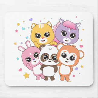 Bright Animal Friends: Colourful Companions for Le Mouse Pad