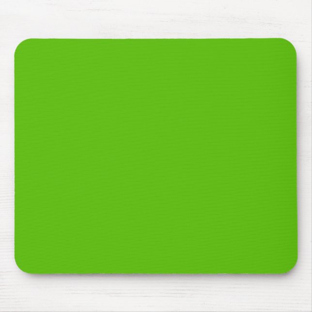 Bright Apple Green Mouse Pad (Front)