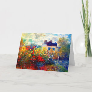 bright artists garden card
