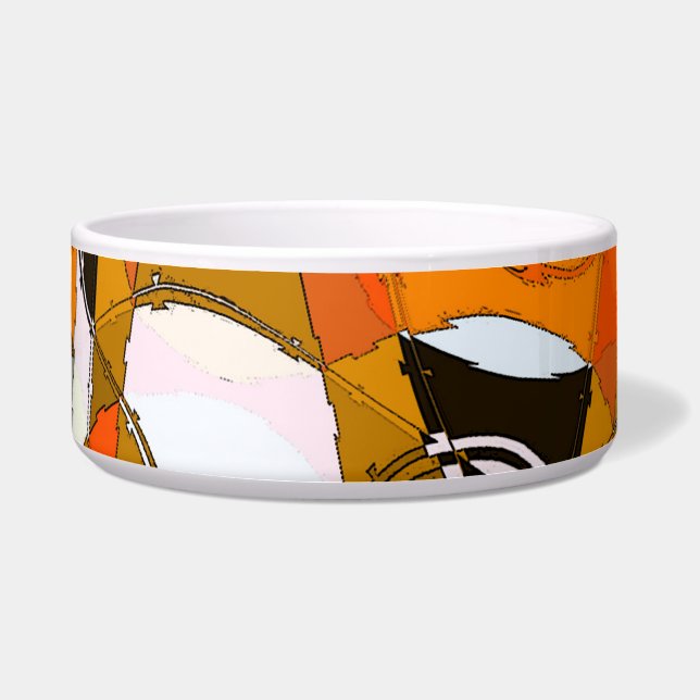 Bright autumn circles: abstract pattern. (Front)