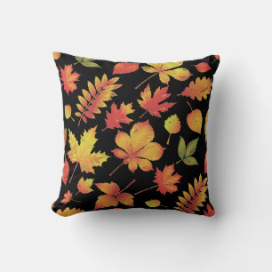 Bright Autumn Leaves Cushion
