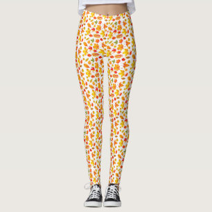 Bright Autumn Leaves Leggings