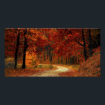Bright Autumnal Forest Poster<br><div class="desc">Each of our canvases is printed with the highest quality printing technology, which allows capturing every detail and nuance of the original image. In addition, our canvases are made of durable and water-resistant materials, ensuring a clear and vibrant image for years. In our shop you will find a wide selection...</div>