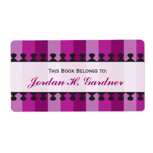 Bright Awnings Purple Bookplates