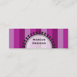 Bright Awnings Skinny Purple Business Cards
