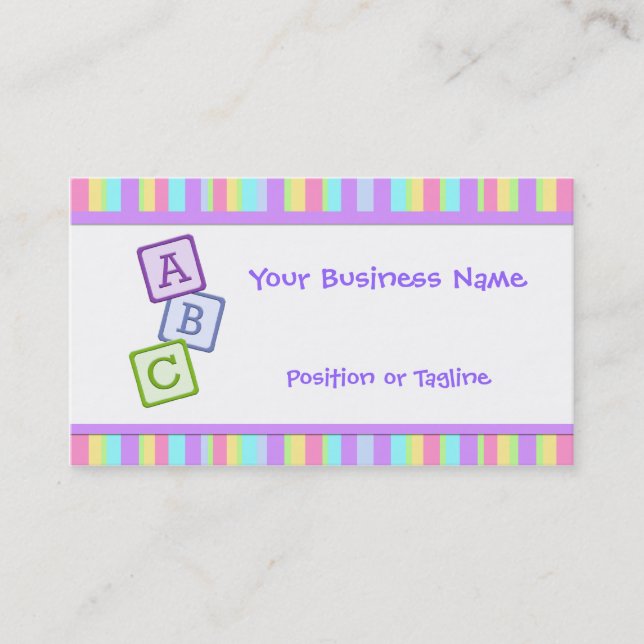 Bright Baby Business Card (Front)