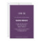 Bright Beginning Graduation Invitation - Purple