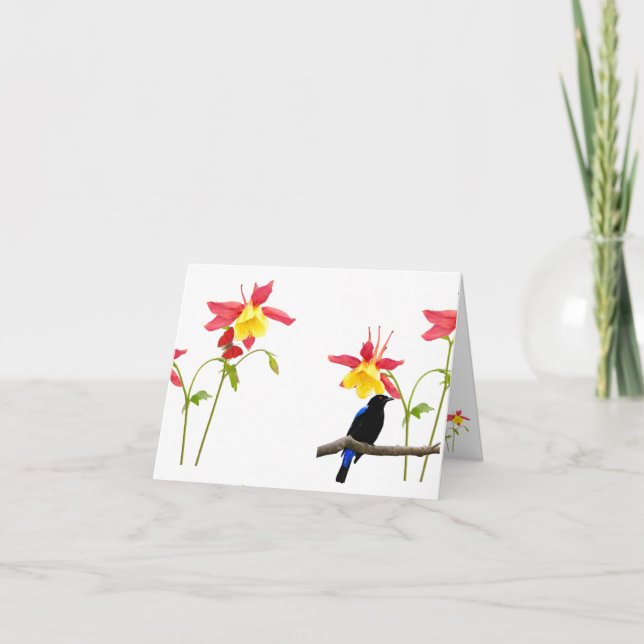 Bright Blank Note Card with envelope (Front)