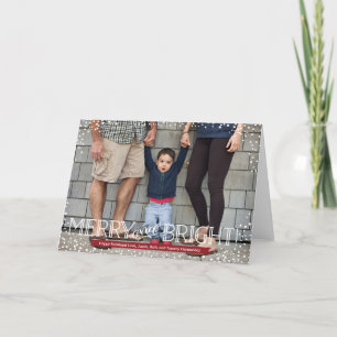 Bright Blizzard Folded Greeting Card