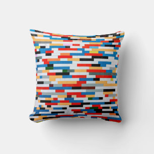 Bright Block Pattern Cushion