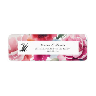 Bright Bloom Blossom Wedding Address
