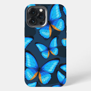 Bright Blue Butterfly iPhone Butterfly iPhone 13 Pro Max Case