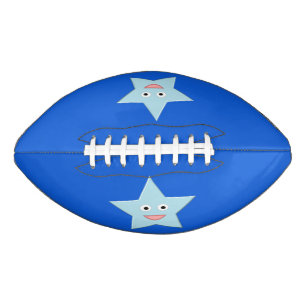 Bright Blue Celebration Star Football