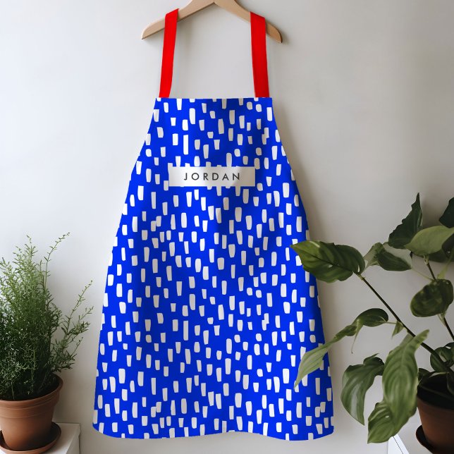 Bright Blue Dashing Apron (Dashing blue apron)