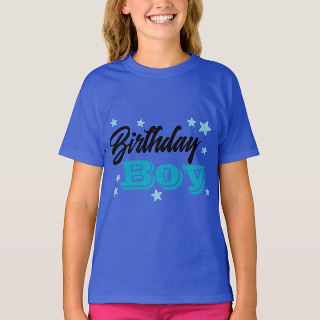 Bright Blue Kids T-Shirt – Fun, Comfy & Everyday A (Front)