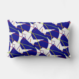 Bright blue, red, orange, purple & more Mod Pillow