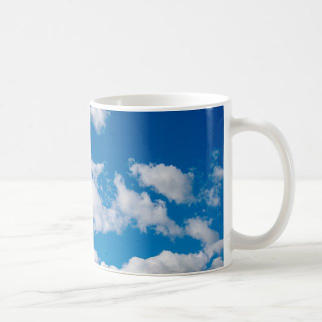 Bright Blue Sky Coffee Mug (Right)