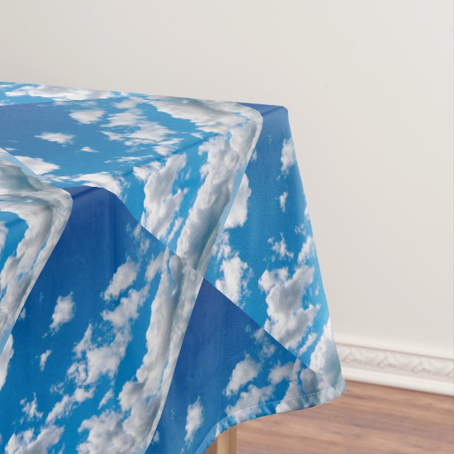Bright Blue Sky Tablecloth (In Situ)