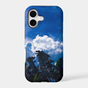 Bright Blue Sky With Clouds