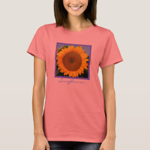 Bright Blue Sunflower T-Shirt