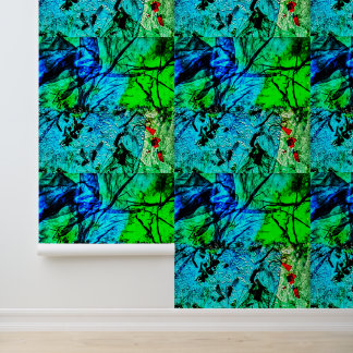 Bright blue texture Wallpaper,Dazzling fresh blue Wallpaper