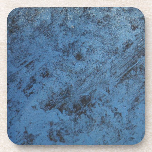 Bright blue vintage coaster (Front)