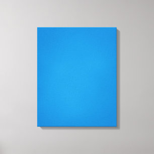 Bright Blue with Grainy Texture Canvas Print