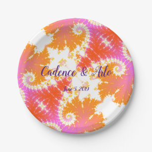 Bright Boho Paper Plate