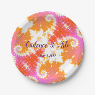 Bright Boho Paper Plate