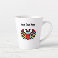 Bright Bold Abstract Scarab Beetle Red Blue Yellow