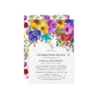 Bright & Bold Floral Celebration of Life