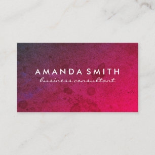 Bright Bold Grunge Business Card