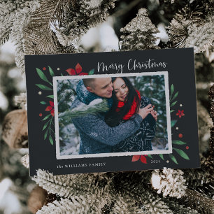 Bright Boughs   Merry Christmas Photo Holiday Card