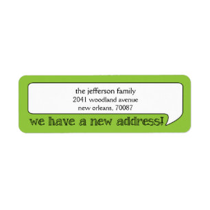 Bright Bubble New Address/Moving Announcement