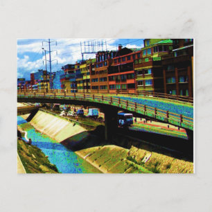 Bright Buildings in Bogota Postcard