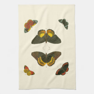 Bright Butterflies by Pieter Cramer Tea Towel