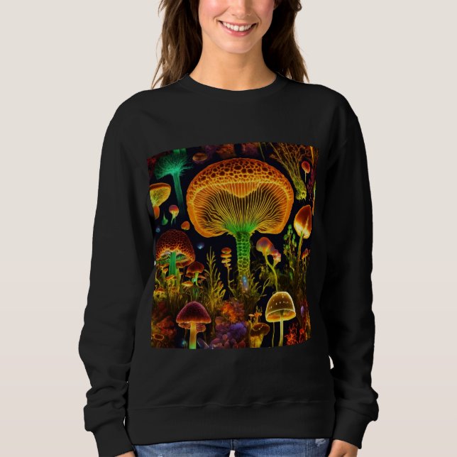 bright cactus art sweatshirt (Front)