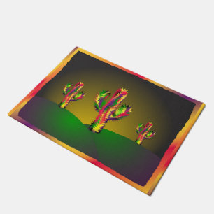 Bright Cactus Doormat